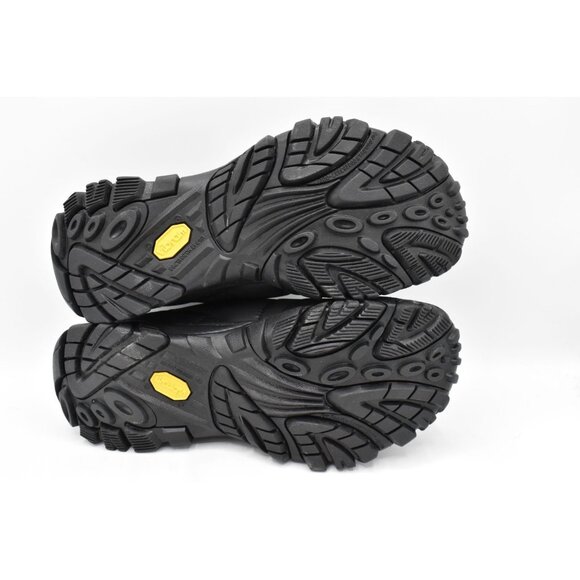 Merrell Women 8.5 MOAB 2 Slide Quilted SE Slip On Black Vibram Sole Shoes Mules - Picture 11 of 13